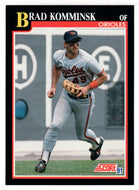 Brad Komminsk - Baltimore Orioles (MLB Baseball Card) 1991 Score # 259 Mint