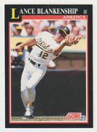 Lance Blankenship - Oakland Athletics (MLB Baseball Card) 1991 Score # 303 Mint