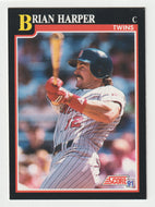 Brian Harper - Minnesota Twins (MLB Baseball Card) 1991 Score # 312 Mint