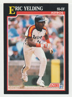 Eric Yelding - Houston Astros (MLB Baseball Card) 1991 Score # 329 Mint