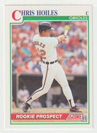 Chris Hoiles - Baltimore Orioles (MLB Baseball Card) 1991 Score # 334 Mint