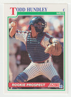 Todd Hundley - New York Mets (MLB Baseball Card) 1991 Score # 340 Mint