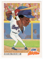 Julio Franco - Texas Rangers - All-Star (MLB Baseball Card) 1991 Score # 392 Mint