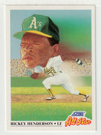Rickey Henderson - Oakland Athletics - All-Star (MLB Baseball Card) 1991 Score # 397 Mint