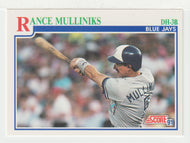 Rance Mulliniks - Toronto Blue Jays (MLB Baseball Card) 1991 Score # 433 Mint