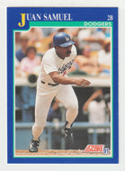 Juan Samuel - Los Angeles Dodgers (MLB Baseball Card) 1991 Score # 446 Mint