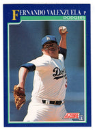 Fernando Valenzuela - Los Angeles Dodgers (MLB Baseball Card) 1991 Score # 449 Mint
