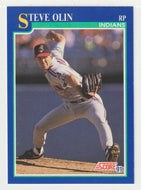 Steve Olin - Cleveland Indians (MLB Baseball Card) 1991 Score # 496 Mint