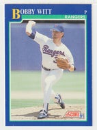 Bobby Witt - Texas Rangers (MLB Baseball Card) 1991 Score # 507 Mint