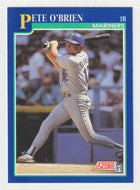 Pete O'Brien - Seattle Mariners (MLB Baseball Card) 1991 Score # 509 Mint