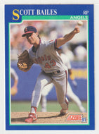 Scott Bailes - California Angels (MLB Baseball Card) 1991 Score # 535 Mint