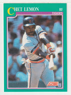 Chet Lemon - Detroit Tigers (MLB Baseball Card) 1991 Score # 557 Mint