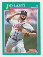 Jeff Parrett - Atlanta Braves (MLB Baseball Card) 1991 Score # 565 Mint