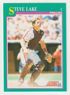 Steve Lake - Philadelphia Phillies (MLB Baseball Card) 1991 Score # 572 Mint