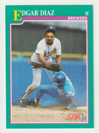 Eddie Diaz - Milwaukee Brewers (MLB Baseball Card) 1991 Score # 576 Mint