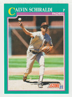 Calvin Schiraldi - San Diego Padres (MLB Baseball Card) 1991 Score # 611 Mint