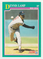 Dennis Lamp - Boston Red Sox (MLB Baseball Card) 1991 Score # 612 Mint