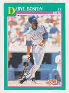 Daryl Boston - New York Mets (MLB Baseball Card) 1991 Score # 618 Mint