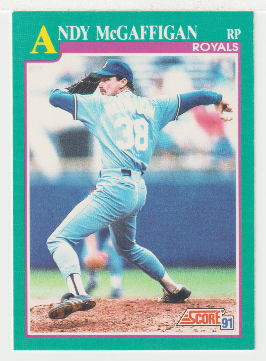 Andy McGaffigan - Kansas City Royals (MLB Baseball Card) 1991 Score # 619 Mint