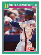 Darryl Strawberry - New York Mets (MLB Baseball Card) 1991 Score # 640 Mint