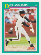 Dave Anderson - San Francisco Giants (MLB Baseball Card) 1991 Score # 641 Mint