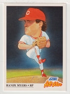 Randy Myers - Cincinnati Reds - All Star (MLB Baseball Card) 1991 Score # 662 Mint