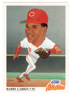 Barry Larkin - Cincinnati Reds - All Star (MLB Baseball Card) 1991 Score # 666 Mint