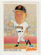 Matt Williams - San Francisco Giants - All Star (MLB Baseball Card) 1991 Score # 667 Mint