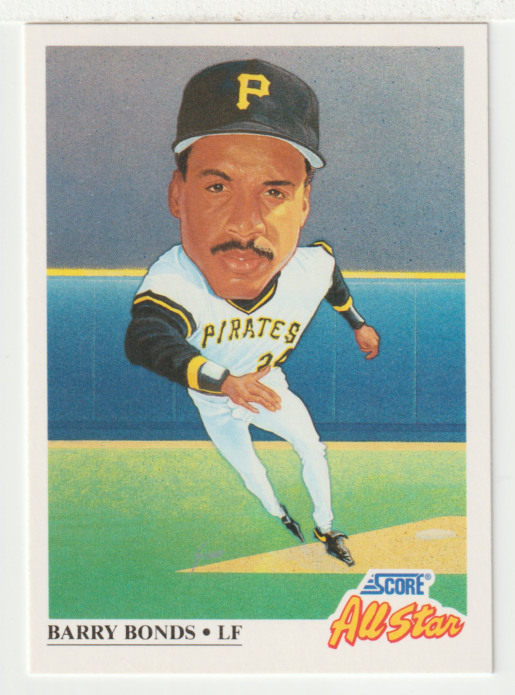 Barry Bonds - Pittsburgh Pirates - All Star (MLB Baseball Card) 1991 Score # 668 Mint