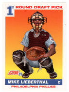 Mike Lieberthal RC - Philadelphia Phillies (MLB Baseball Card) 1991 Score # 683 Mint