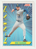 Erik Hanson - Seattle Mariners - K-Man (MLB Baseball Card) 1991 Score # 688 Mint
