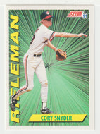 Cory Snyder - Cleveland Indians - Rifleman (MLB Baseball Card) 1991 Score # 695 Mint