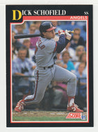 Dick Schofield - California Angels (MLB Baseball Card) 1991 Score # 776 Mint