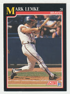 Mark Lemke - Atlanta Braves (MLB Baseball Card) 1991 Score # 779 Mint