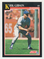 Kirk Gibson - Los Angeles Dodgers (MLB Baseball Card) 1991 Score # 800 Mint