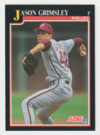 Jason Grimsley - Philadelphia Phillies (MLB Baseball Card) 1991 Score # 818 Mint