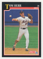 Tom Herr - New York Mets (MLB Baseball Card) 1991 Score # 820 Mint