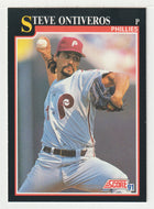 Steve Ontiveros - Philadelphia Phillies (MLB Baseball Card) 1991 Score # 832 Mint
