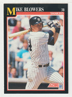 Mike Blowers - New York Yankees (MLB Baseball Card) 1991 Score # 838 Mint