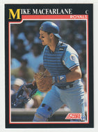 Mike Macfarlane - Kansas City Royals (MLB Baseball Card) 1991 Score # 839 Mint