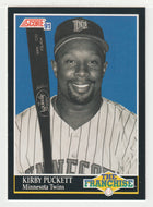 Kirby Puckett - Minnesota Twins - The Franchise (MLB Baseball Card) 1991 Score # 855 Mint