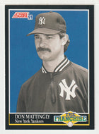 Don Mattingly - New York Yankees - The Franchise (MLB Baseball Card) 1991 Score # 856 Mint