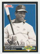 Rickey Henderson - Oakland Athletics - The Franchise (MLB Baseball Card) 1991 Score # 857 Mint