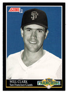 Will Clark - San Francisco Giants - The Franchise (MLB Baseball Card) 1991 Score # 871 Mint