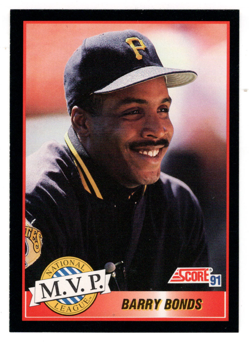 Barry Bonds - Pittsburgh Pirates - MVP (MLB Baseball Card) 1991 Score # 876 Mint