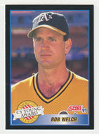 Bob Welch - Oakland Athletics - Cy Young (MLB Baseball Card) 1991 Score # 877 Mint