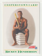 Rickey Henderson - Oakland Athletics - Cooperstown (MLB Baseball Card) 1991 Score # B-4 Mint
