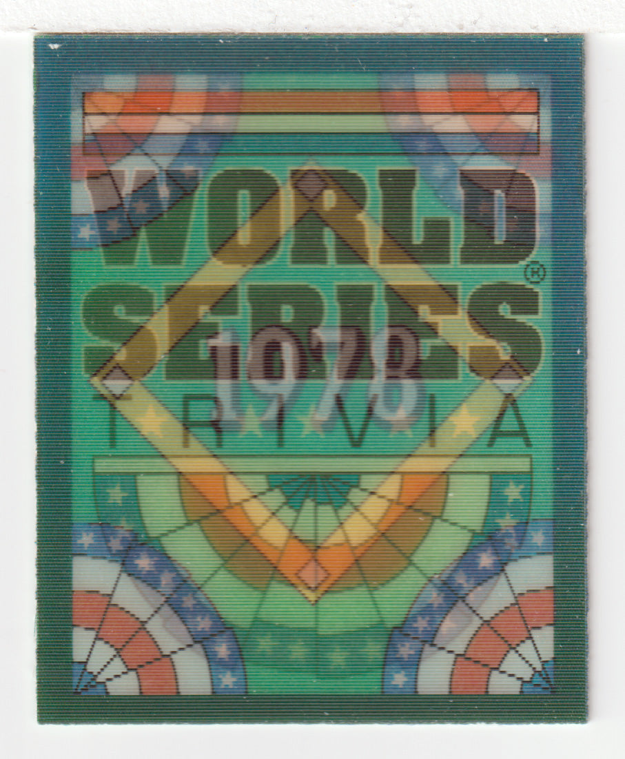 Yankee Stripes, Dodger Blue - 1978 World Series (MLB Baseball Card) 1991 Score Magic Motion # 9 Mint