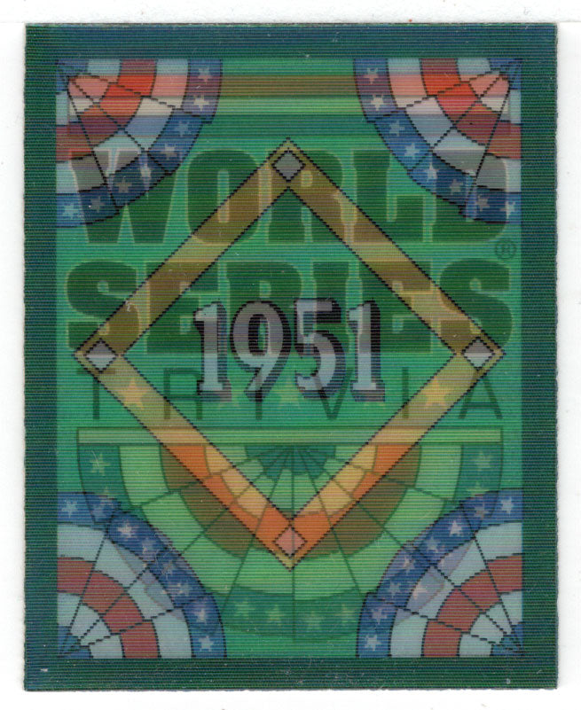 No More Miracles - 1951 World Series (MLB Baseball Card) 1991 Score Magic Motion # 13 Mint