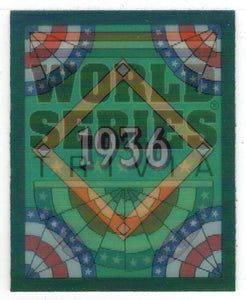 Yankee Power - 1936 World Series (MLB Baseball Card) 1991 Score Magic Motion # 28 Mint